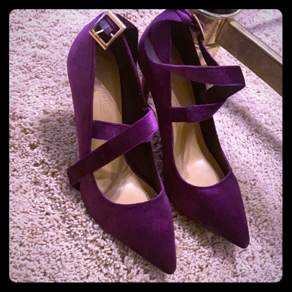 Charlotte Russe plum pumps 💜